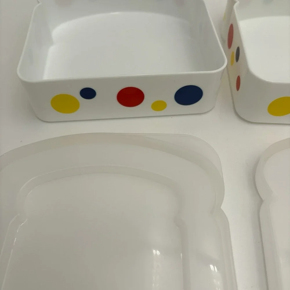 Vintage Wonder‎ Bread Sandwich Containers Set Of 2 Clean